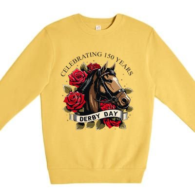 Celebrating 150 Years Ky Derby Day Vintage Premium Crewneck Sweatshirt