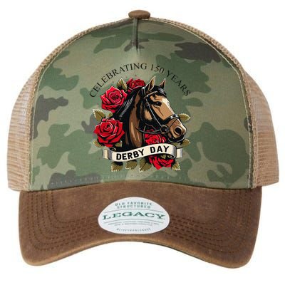 Celebrating 150 Years Ky Derby Day Vintage Legacy Tie Dye Trucker Hat