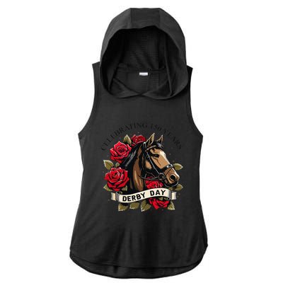 Celebrating 150 Years Ky Derby Day Vintage Ladies PosiCharge Tri-Blend Wicking Draft Hoodie Tank