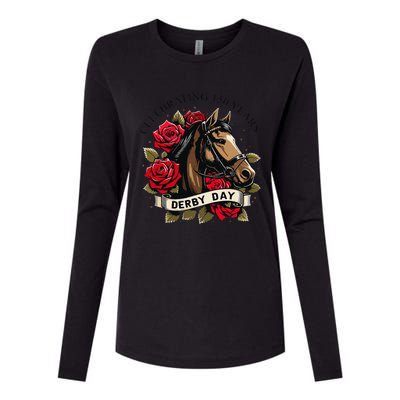 Celebrating 150 Years Ky Derby Day Vintage Womens Cotton Relaxed Long Sleeve T-Shirt