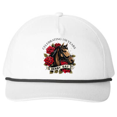 Celebrating 150 Years Ky Derby Day Vintage Snapback Five-Panel Rope Hat