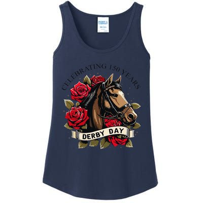 Celebrating 150 Years Ky Derby Day Vintage Ladies Essential Tank