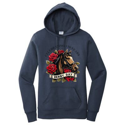 Celebrating 150 Years Ky Derby Day Vintage Women's Pullover Hoodie