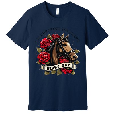 Celebrating 150 Years Ky Derby Day Vintage Premium T-Shirt