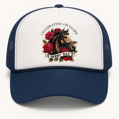 Celebrating 150 Years Ky Derby Day Vintage Trucker Hat