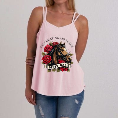 Celebrating 150 Years Ky Derby Day Vintage Women's Strappy Tank