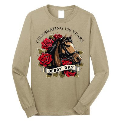 Celebrating 150 Years Ky Derby Day Vintage Long Sleeve Shirt