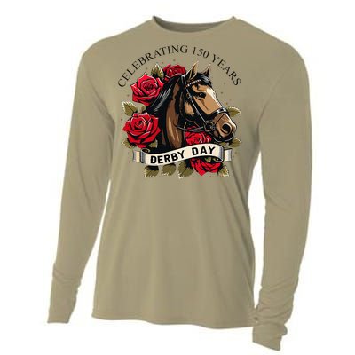 Celebrating 150 Years Ky Derby Day Vintage Cooling Performance Long Sleeve Crew