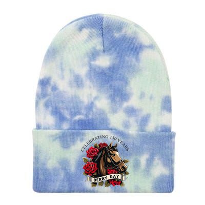 Celebrating 150 Years Ky Derby Day Vintage Tie Dye 12in Knit Beanie