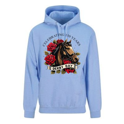 Celebrating 150 Years Ky Derby Day Vintage Unisex Surf Hoodie