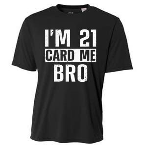 Cool 21st Birthday For Men 21 Year Old Legal Age Adult Cooling Performance Crew T-Shirt