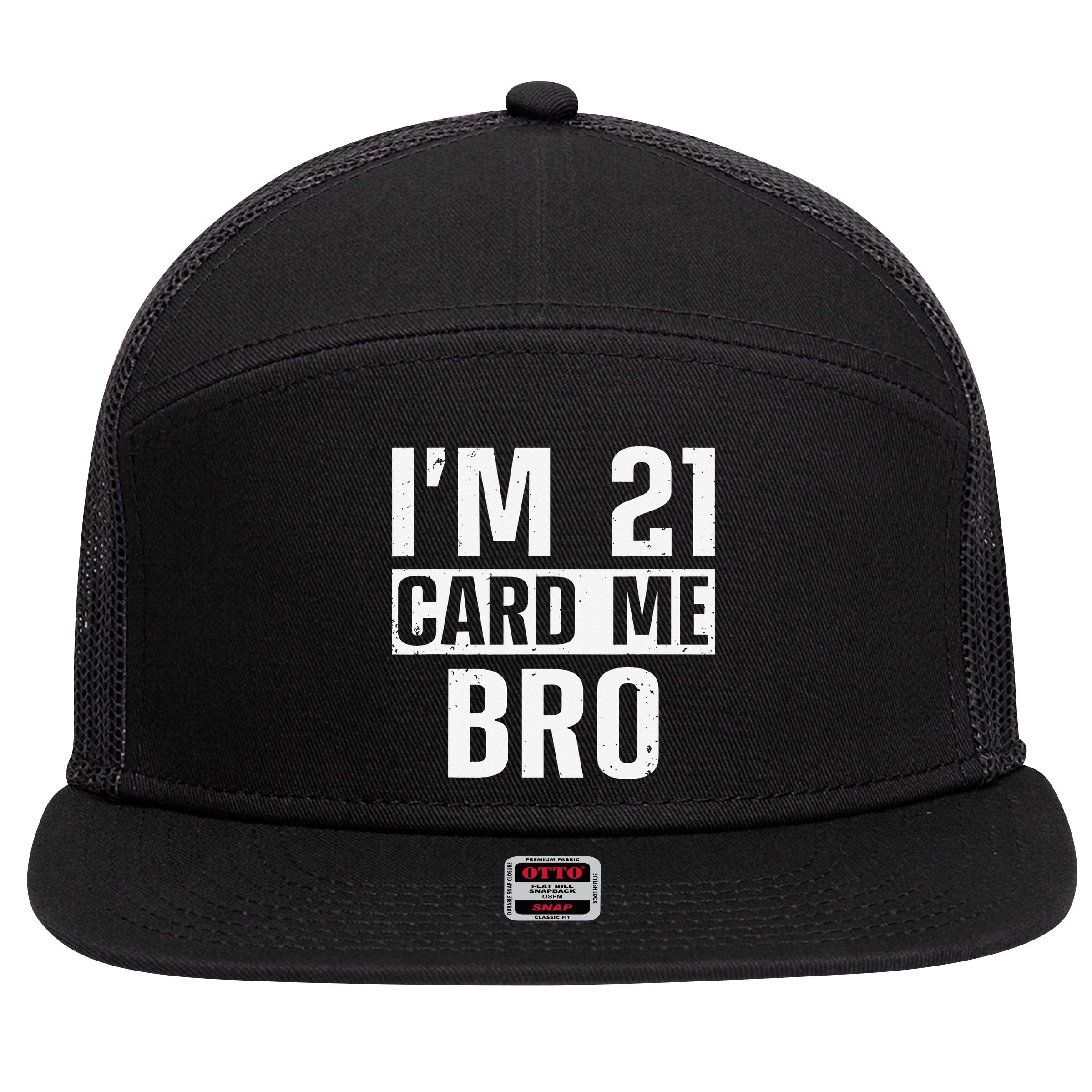 Cool 21st Birthday For 21 Year Old Legal Age 7 Panel Mesh Trucker Snapback Hat