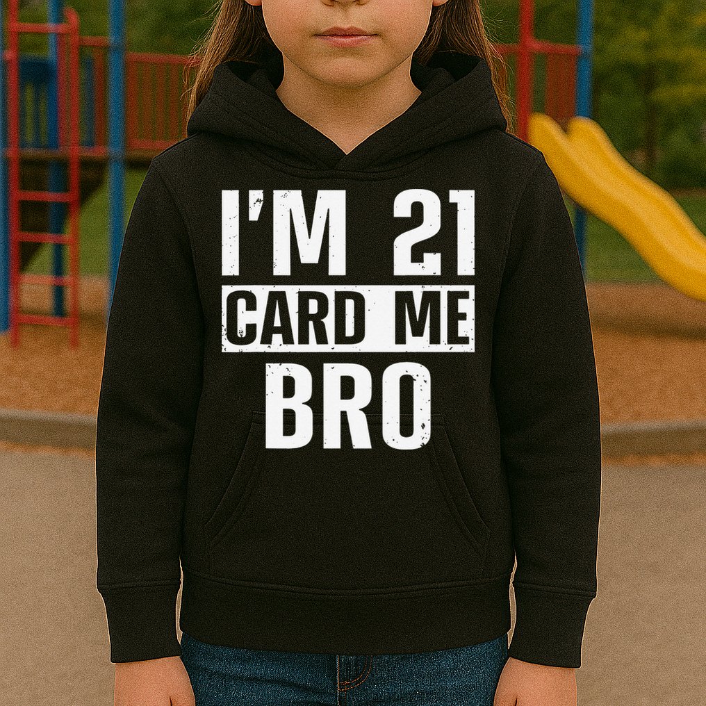 Cool 21st Birthday For 21 Year Old Legal Age Kids Hoodie