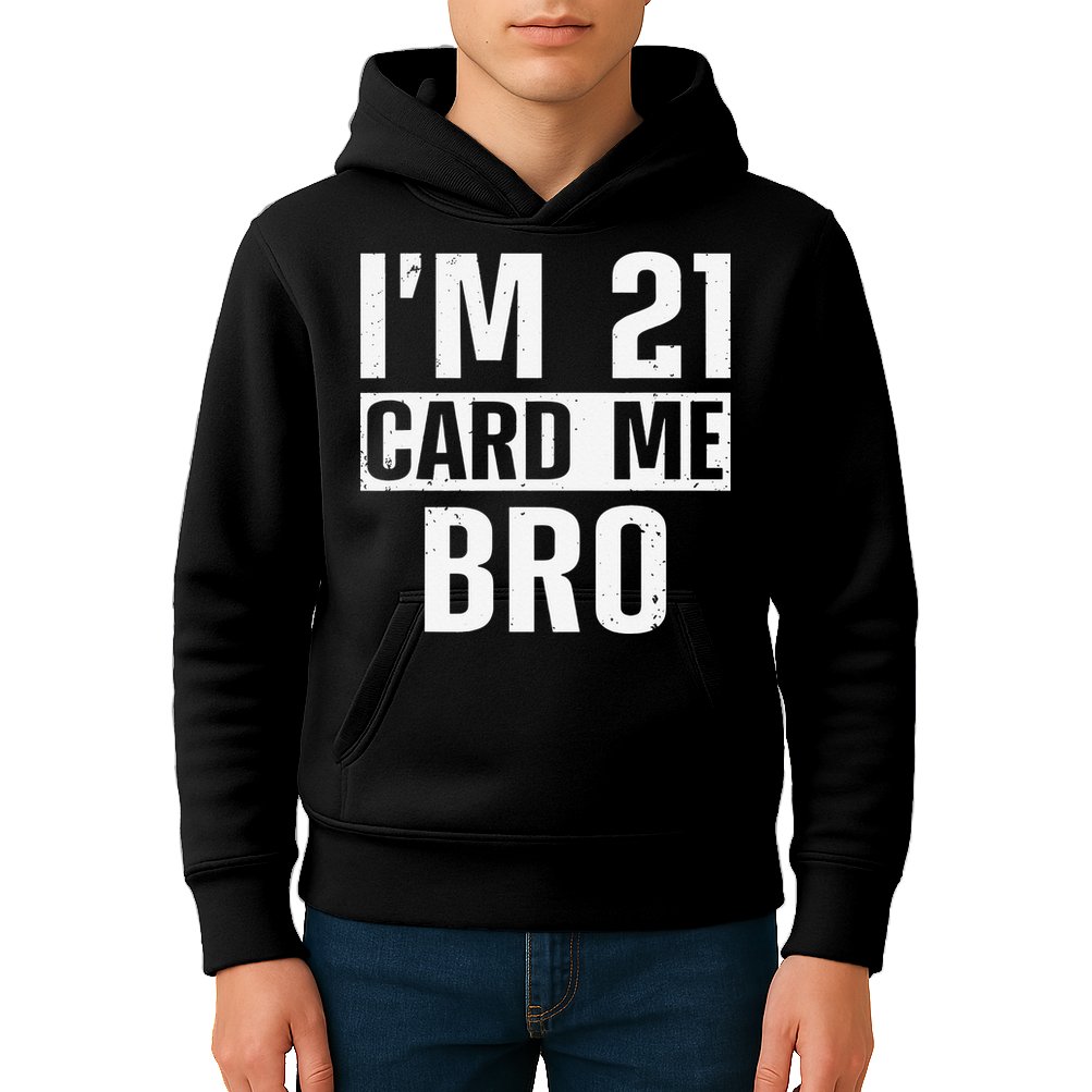 Cool 21st Birthday For 21 Year Old Legal Age Kids Hoodie