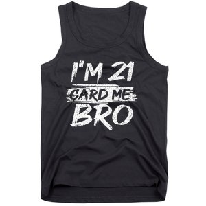 Cool 21st Birthday For 21 Year Old Legal Age Tank Top