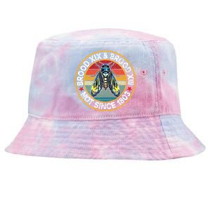 Cicada 2024 Brood Xiii & Xix Swarm Not Since 1803 Tie-Dyed Bucket Hat