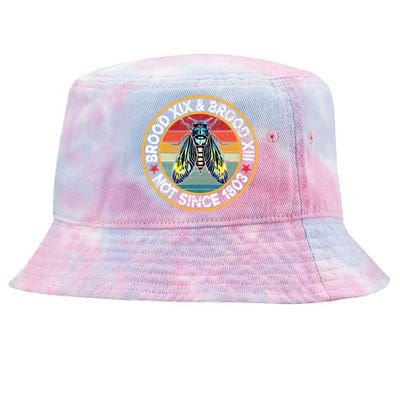 Cicada 2024 Brood Xiii & Xix Swarm Not Since 1803 Tie-Dyed Bucket Hat