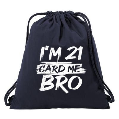 Cool 21st Birthday For Boy 21 Year Old Legal Age Adult Drawstring Bag
