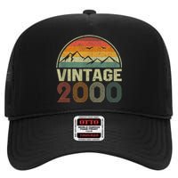 Classic 23rd Birthday Gift Idea Vintage 2000 High Crown Mesh Back Trucker Hat