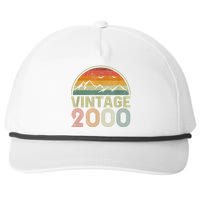 Classic 23rd Birthday Gift Idea Vintage 2000 Snapback Five-Panel Rope Hat