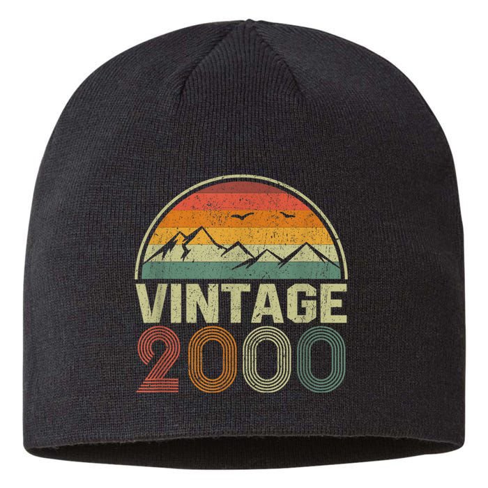 Classic 23rd Birthday Gift Idea Vintage 2000 Sustainable Beanie