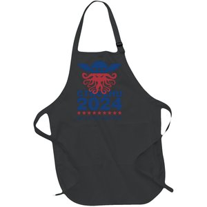 Cthulhu 2024 Full-Length Apron With Pockets