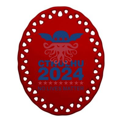 Cthulhu 2024 Ceramic Oval Ornament