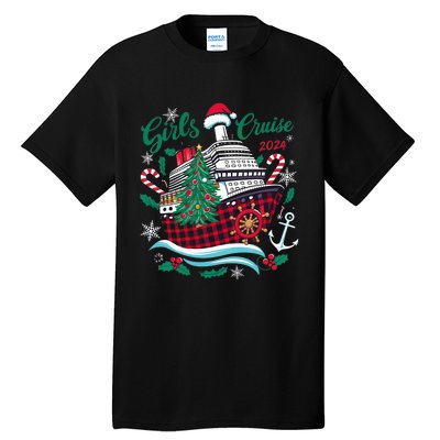 Cruise 2024 Christmas Holiday Cruise Ship Vacation Tall T-Shirt