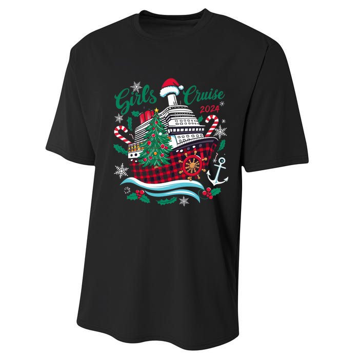 Cruise 2024 Christmas Holiday Cruise Ship Vacation Performance Sprint T-Shirt