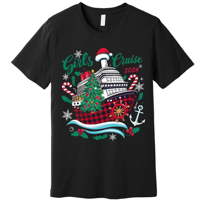 Cruise 2024 Christmas Holiday Cruise Ship Vacation Premium T-Shirt