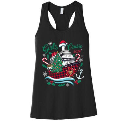 Cruise 2024 Christmas Holiday Cruise Ship Vacation Women's Racerback Tank