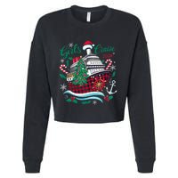 Cruise 2024 Christmas Holiday Cruise Ship Vacation Cropped Pullover Crew