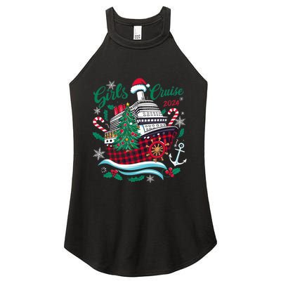 Cruise 2024 Christmas Holiday Cruise Ship Vacation Women's Perfect Tri Rocker Tank