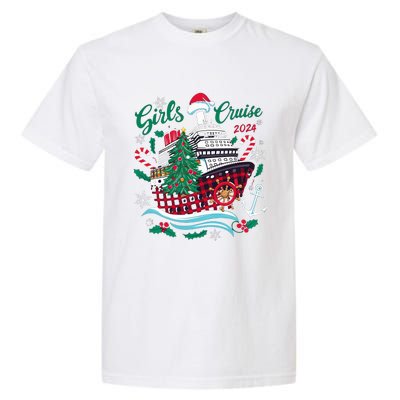 Cruise 2024 Christmas Holiday Cruise Ship Vacation Garment-Dyed Heavyweight T-Shirt