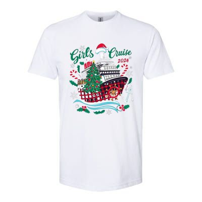 Cruise 2024 Christmas Holiday Cruise Ship Vacation Softstyle CVC T-Shirt