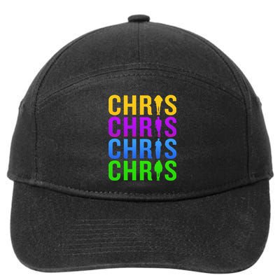 Chris 2024 Chris Personalized First Name 7-Panel Snapback Hat