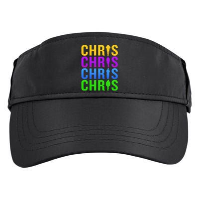 Chris 2024 Chris Personalized First Name Adult Drive Performance Visor