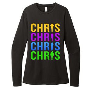 Chris 2024 Chris Personalized First Name Womens CVC Long Sleeve Shirt