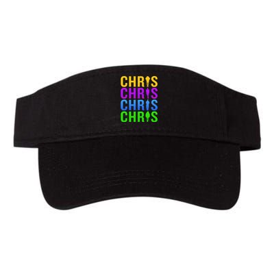 Chris 2024 Chris Personalized First Name Valucap Bio-Washed Visor