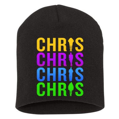 Chris 2024 Chris Personalized First Name Short Acrylic Beanie