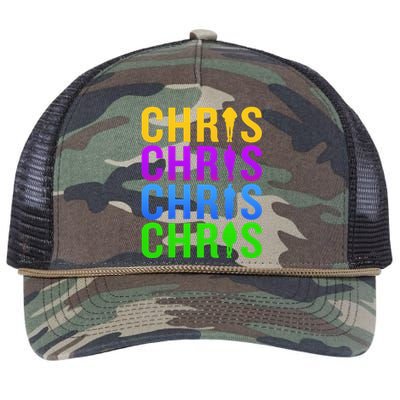 Chris 2024 Chris Personalized First Name Retro Rope Trucker Hat Cap