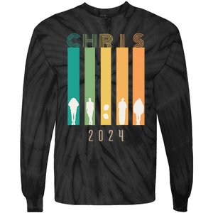 Chris 2024 Chris Personalized First Name Tie-Dye Long Sleeve Shirt