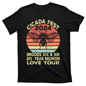 Cicada 2024 Cicada Fest 2024 Broods Xix & Xiii Love T-Shirt