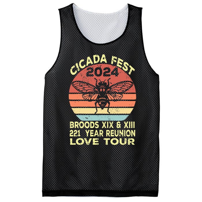 Cicada 2024 Cicada Fest 2024 Broods Xix & Xiii Love Mesh Reversible Basketball Jersey Tank