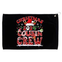 Christmas 2024 Cousin Crew Xmas Lights Santa Hat Pajamas Grommeted Golf Towel