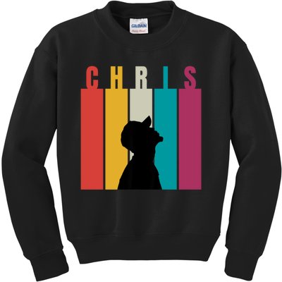 Chris 2024 Chris Personalized First Name Kids Sweatshirt