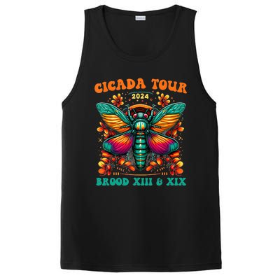 Cicada 2024 Cicada Reunion Broods Xix & Xiii Vintage PosiCharge Competitor Tank