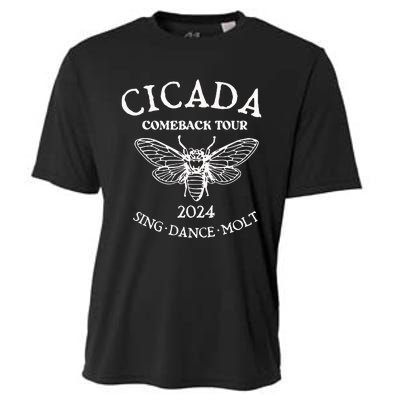 Cicada 2024 Cicada Reunion Funny Cicada Concert Cooling Performance Crew T-Shirt