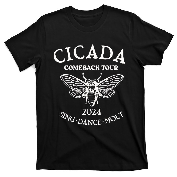 Cicada 2024 Cicada Reunion Funny Cicada Concert T-Shirt