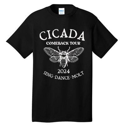 Cicada 2024 Cicada Reunion Funny Cicada Concert Tall T-Shirt